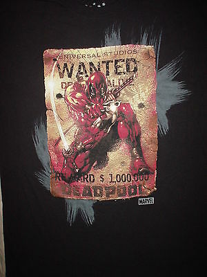 DEADPOOL Wanted Dead Or Alive Poster Marvel Comics Book Movie Small S T SHIRT