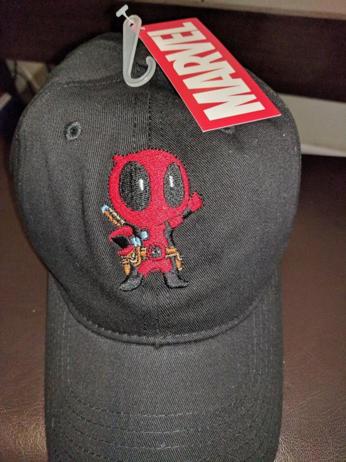 Loot Crate DX Baby Deadpool Marvel Comics Hat Adjustable Dad Cap Kawaii NEW
