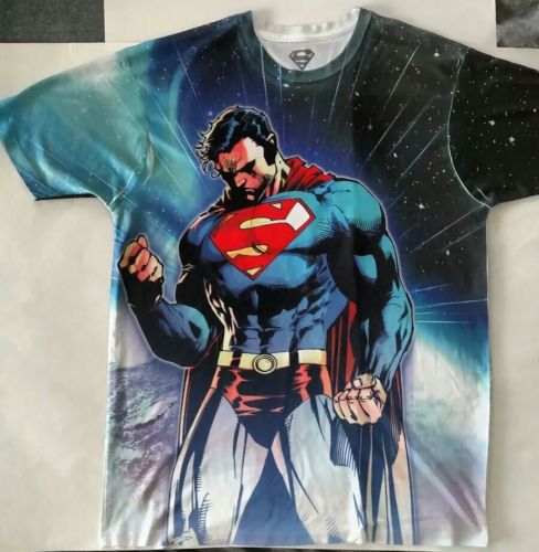 3D Printed Superman DC Comics T-Shirt Men's Large (42/44)