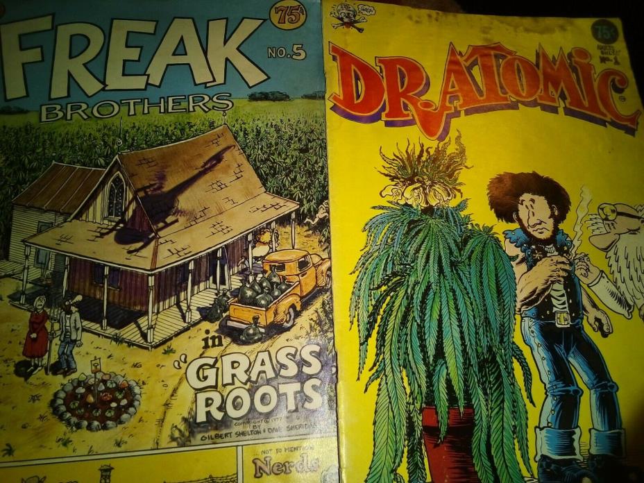 Freak brothers No5  Dr. Atomic No1 used good