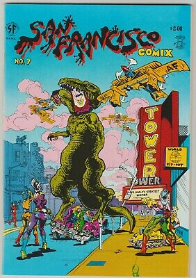 San Francisco Comix #7 VF+ 1983 Underground Comics 1st Print UG Spain Shelton