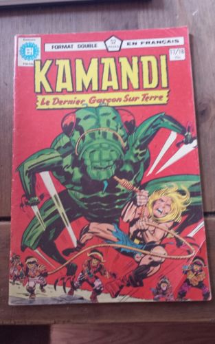 Kamandi # 17/18 Dernier garçon sur terre French Comic 1980 Editions Héritage