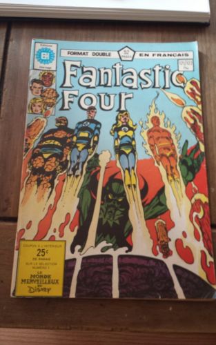 Fantastic Four # 121/122 French Comic Francais 1981 Editions Héritage Double