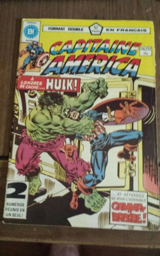 Capitaine America # 116/117 French comic Francais 1980 Editions Héritage