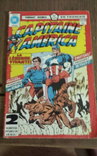 Capitaine America # 114/115 French comic Francais 1980 Editions Héritage