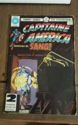 Capitaine America # 112/113 French comic Francais 1980 Editions Héritage