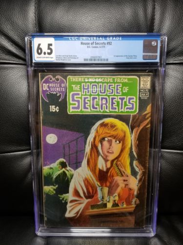 House of Secrets 92 (1971) CGC 6.5 1st App. Swamp Thing Classic Cover