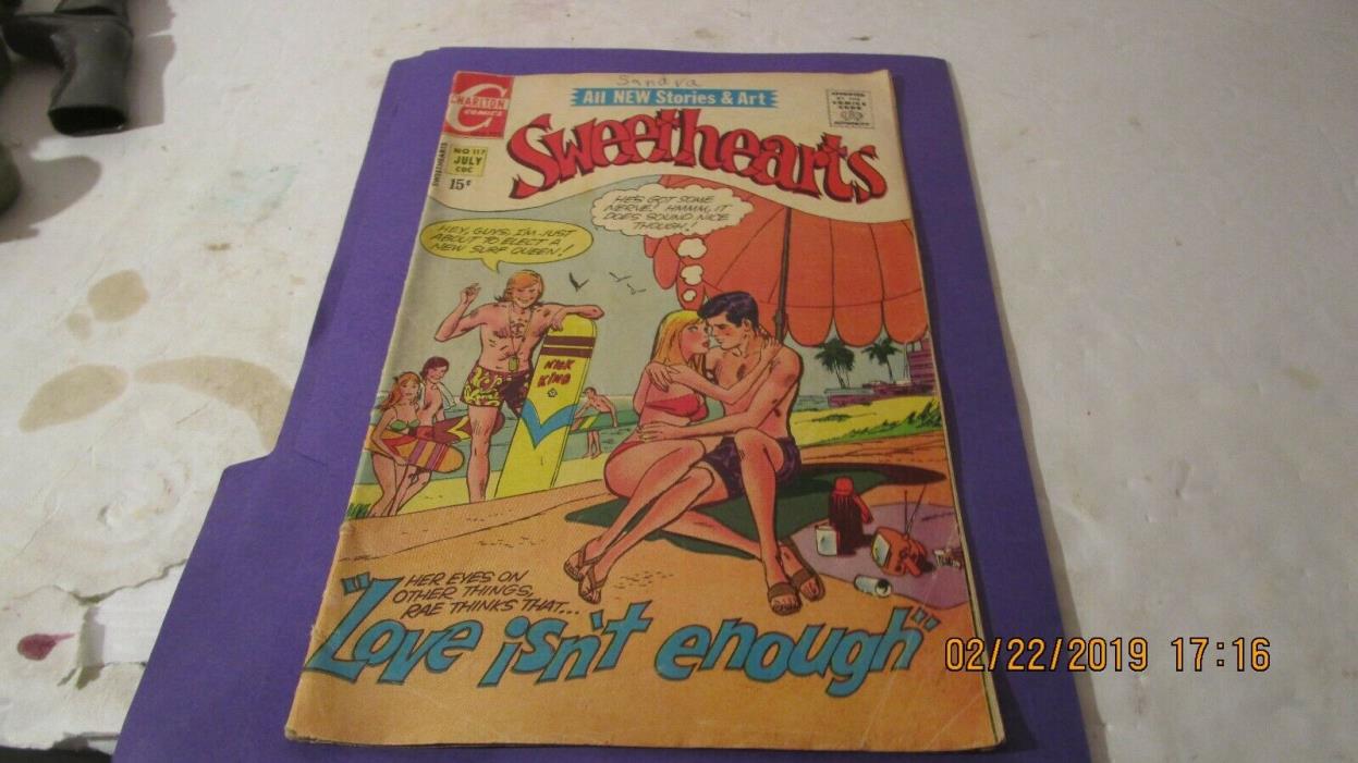 Charlton Comics Sweethearts No 117 July 1971
