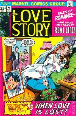 Our Love Story #29 1974 VG+ 4.5 Stock Image Low Grade