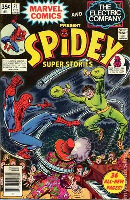 Spidey Super Stories #21 1977 FN Stock Image