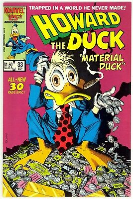 Howard The Duck (1976) #33 1st Print Last Issue Low Print Run Bolland Cover NM-