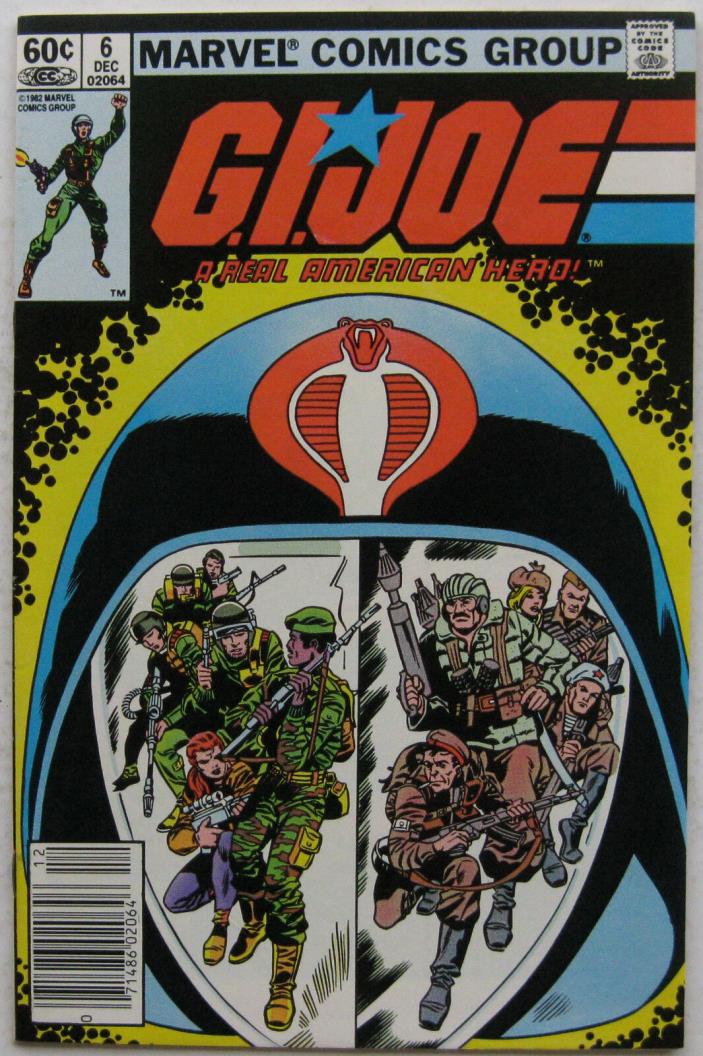 G.I. Joe, A Real American Hero #6 (Dec 1982, Marvel), VFN-NM, 1st Oktober Guard