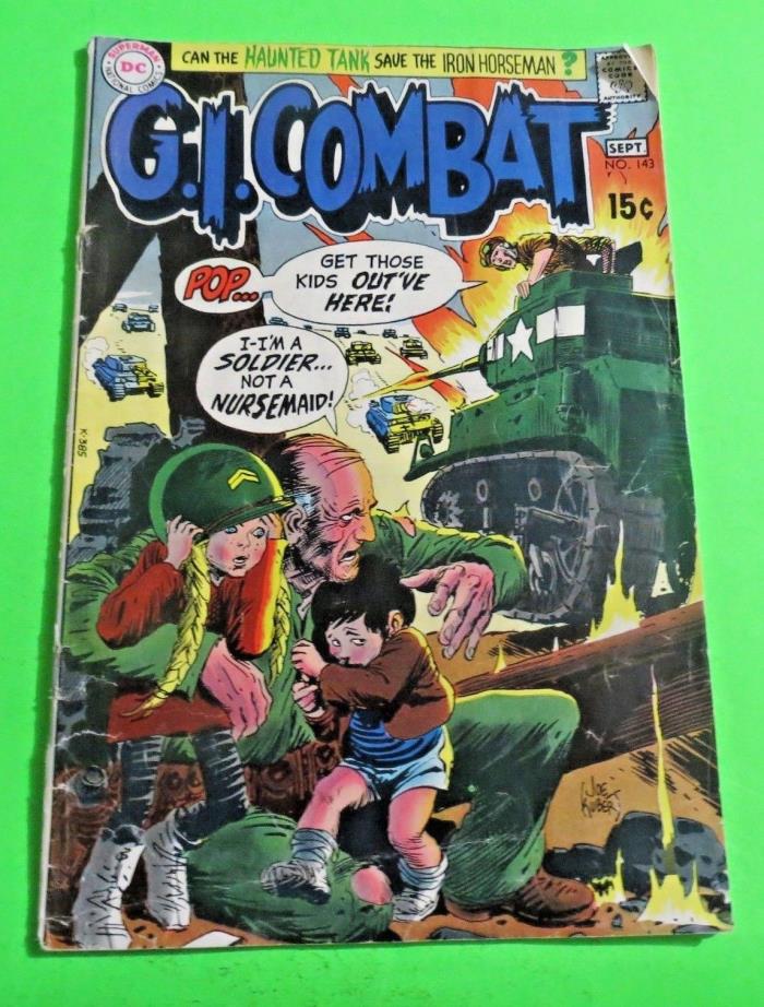 G.I Combat #143 DC Comics Bronze Age (1970) C2459