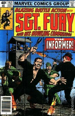 Sgt. Fury #152 1979 VF Stock Image