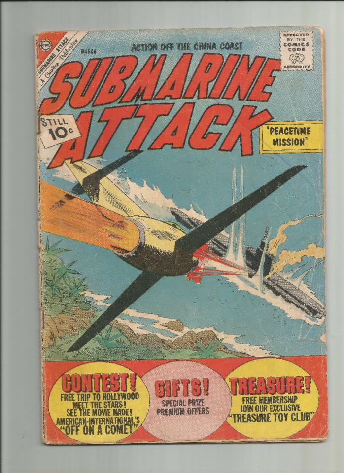 Submarine Attack #32 Early Silver Age Comic 1962 *1 Book Lot*