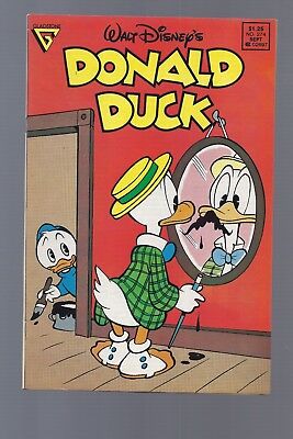 High Grade Canadian Newsstand Walt Disney Donald Duck #274 $1.25 price Variant