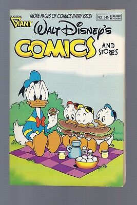 High Grade Canadian Newsstand Walt Disney Comics and Stories #545 $1.95 Variant