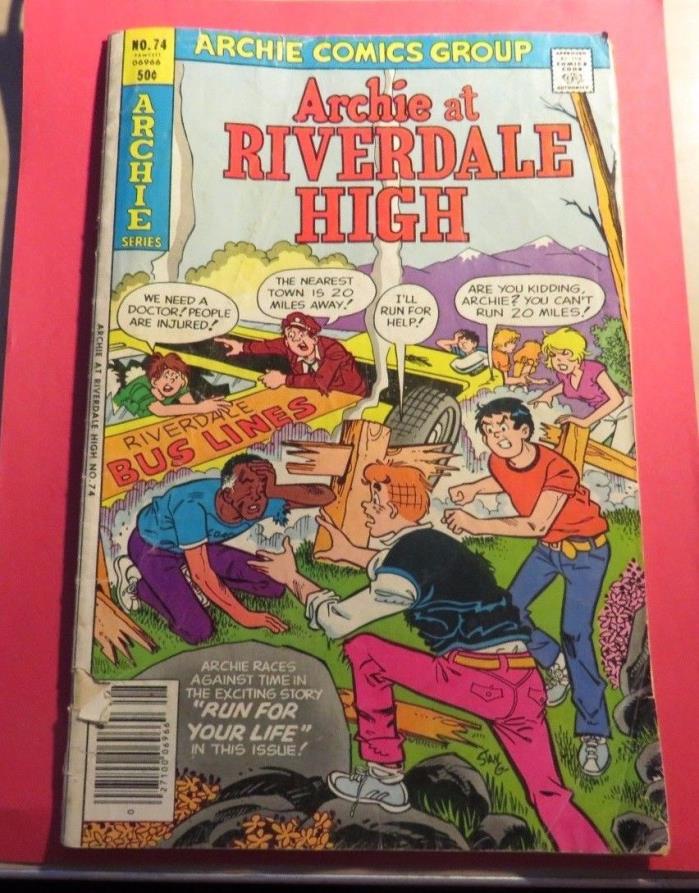 Archies At Riverdale High #74 Archie Series Comics Bronze Age (1980)  C295