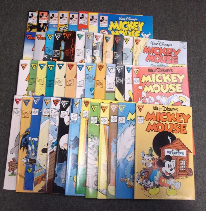 Gladstone Comics Walt Disney's Mickey Mouse Lot (46 Total Issues) 219-256 1-8
