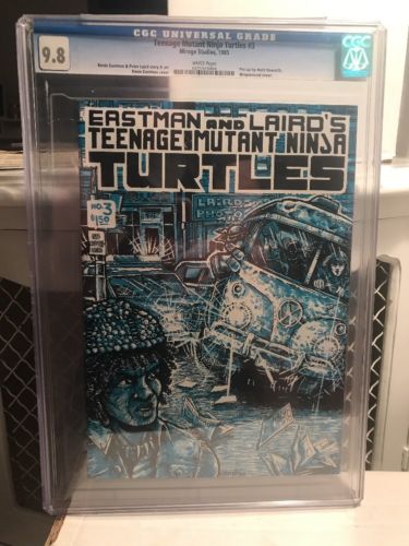TEENAGE MUTANT NINJA TURTLES #3 ==> CGC 9.8 MIRAGE STUDIOS 1985 EASTMAN & LAIRD