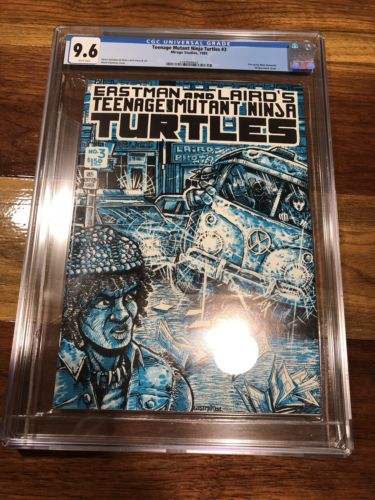 TMNT #3 First Printing Mirage CGC 9.6 Teenage Mutant Ninja Turtles