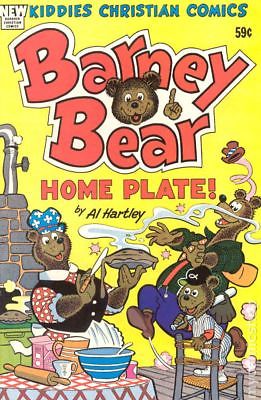 Barney Bear Home Plate (Barbour & Co.) #59CENT 1986 FN Stock Image