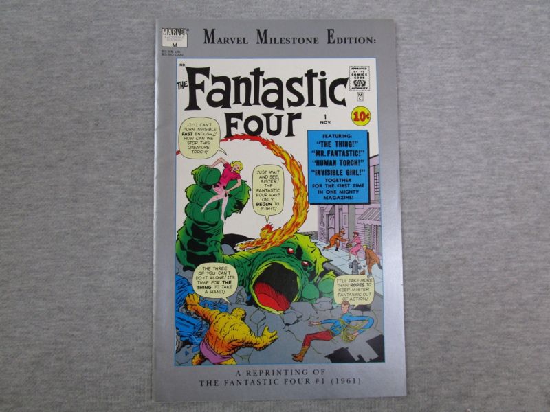 Marvel Milestone Edition Fantastic Four 1 Comic Book reprint facsimile 1991