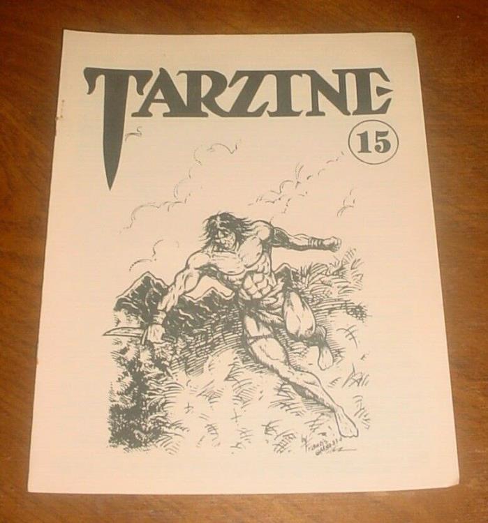 Tarzine 15 1983 FRANCIS MAO COVER Edgar Rice Burroughs Tarzan FANZINE BILL ROSS