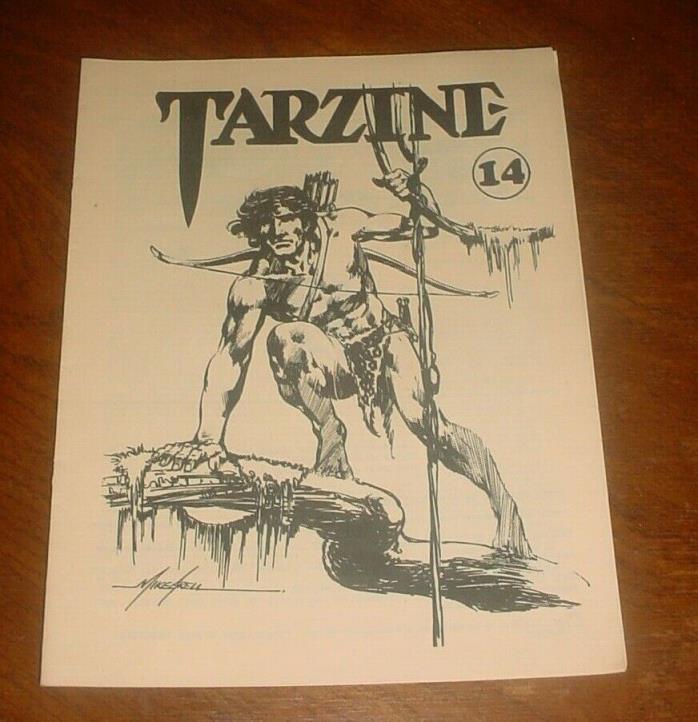 Tarzine #14 1983 MIKE GRELL COVER Edgar Rice Burroughs Tarzan FANZINE BILL ROSS