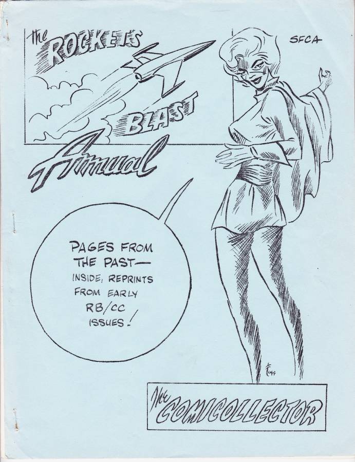 ROCKET'S BLAST ANNUAL - 1960s RBCC G.B. Love comics fanzine - Ronn Foss cover