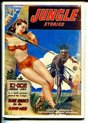 Jungle Stories 1970's-Hanos- reprint of Winter 1948 issue-pulp-FN