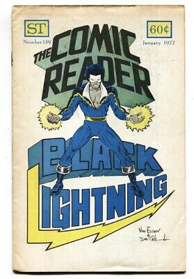 The Comic Reader Fanzine #139 1976- First appearance of BLACK LIGHTNING!