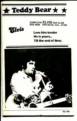 Teddy Bear 5/1980-Elvis Presley Fan Club Publication-pix-info-FN
