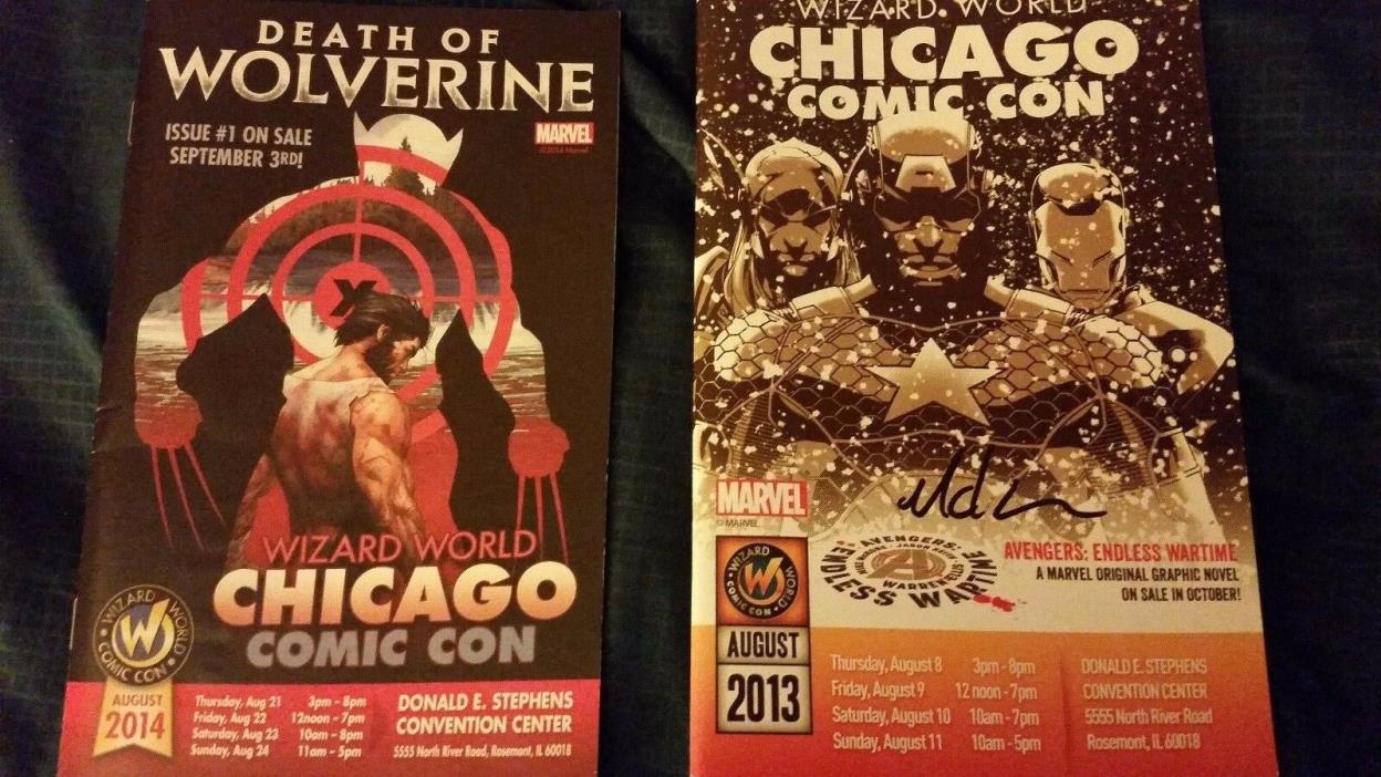 Wizard World Program Guide Signed by Mike Mckone 2013 2014