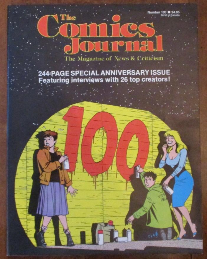 The Comics Journal #100 Fantagraphics 1985 HUGE Anniversary Issue Love & Rockets