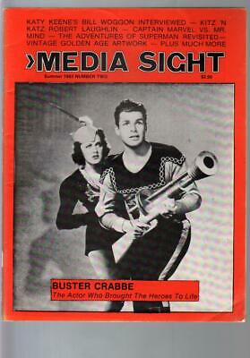 Media Sight-Summer 1983-Buster Crabbe-W.C. Fields-Bill Woggon-Capt Marvel_VG