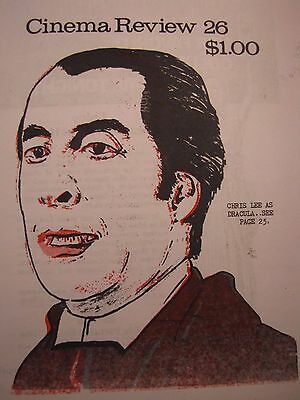 CINEMA REVIEW # 26 APRIL 1977 OZARK CHRIS LEE DRACULA BETTY GRABLE LAUREL& HARDY