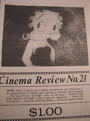CINEMA REVIEW # 21 formerly Ozark Cinema Review Betty Boop Abbott and Costello
