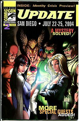 San Diego Comic Con Update 2004-Flash-Hawkman-Black Canary-Green Arrow-VG