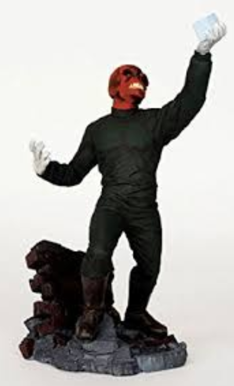 RED SKULL STATUE BY SAM GREENWELL BY DIAMOND SELECT (FACTORY SEALED, MIB)
