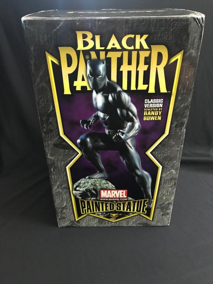 Bowen Classic Black Panther statue Fantastic Four FF Marvel bust Avengers NIB