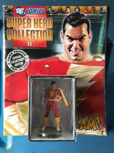 Eaglemoss Shazam No.15. Mint Nrfb With Book. Vhtf !! Look. Dont Miss It !! Dc
