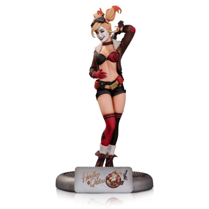 DC Bombshells Harley Quinn Statue Limited Rare First Edition Hard to Find