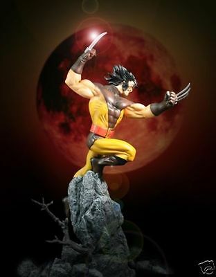WOLVERINE UNMASKED ACTION STATUE BY BOWEN DESIGNS, SCULPTED BY RANDY BOWEN