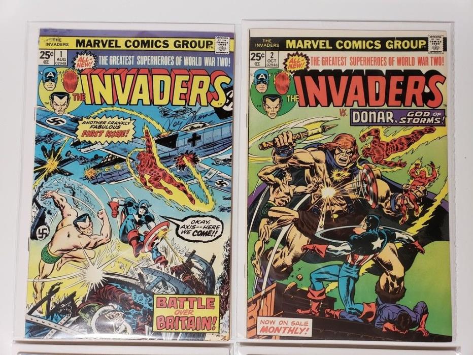 Invaders 1-41 + Annual 1 COMPLETE SET plus Giant Size 1 in 9.0 Captain America