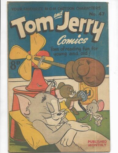 Tom & Jerry Comics #47 1950's Australian Boxing Glove Cover!