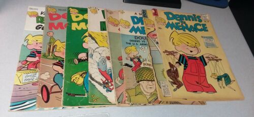 Dennis the Menace 8 issue Golden Age Comics lot run set movie collection strip