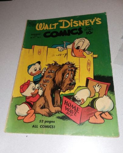 1949 WALT DISNEY'S COMICS AND STORIES #111 Carl Barks DONALD DUCK art lot movie