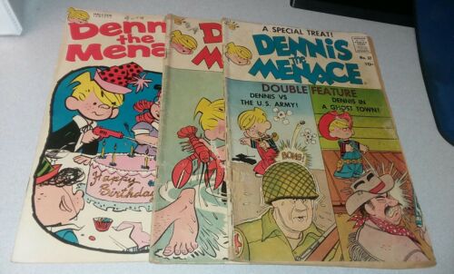 Dennis the Menace 37 38 55 halden Golden Age Comics lot run set movie collection
