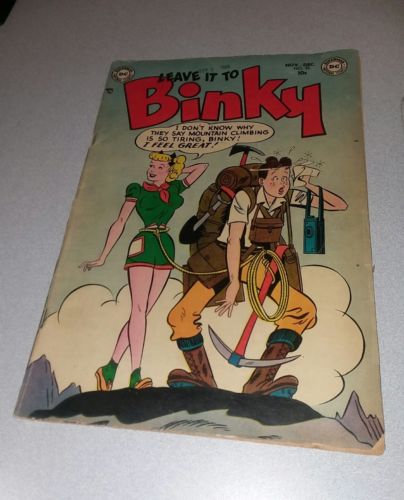 Leave It To Binky #35 dc comics 1953 golden age gga Mort Drucker Teen Humor